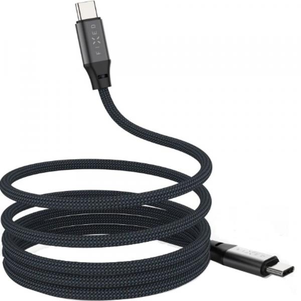 Kabel magnetyczny Fixed USB-C / USB-C, PD, 240W, 1,2m, czarny