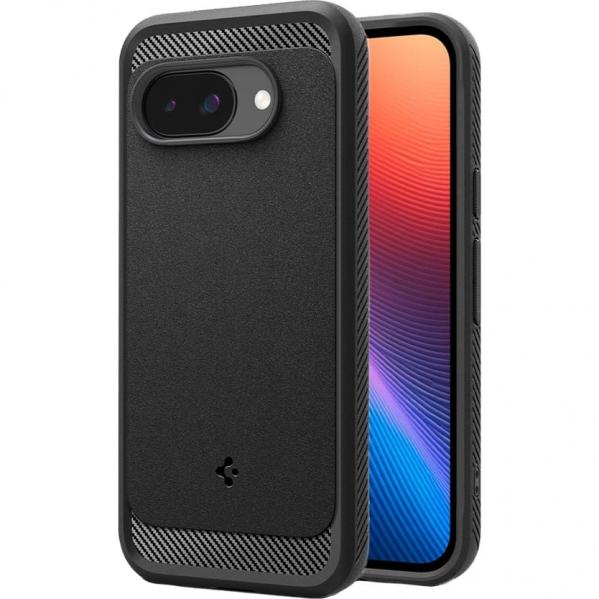 Etui Spigen Rugged Armor Mag do MagSafe do Google Pixel 9a, czarne