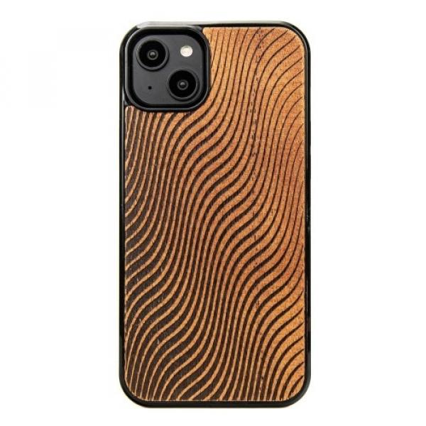 Drewniane etui Bewood do iPhone 15 Plus, Fale Merbau