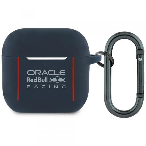 Etui Red Bull Silicone Logo & Lines do AirPods 4, granatowe