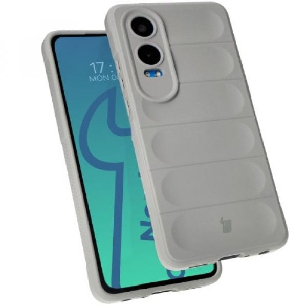 Pancerne etui Bizon Case Tur do OnePlus Nord CE4 Lite 5G, jasnoszare