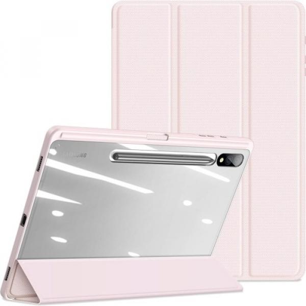 Etui Dux Ducis Toby do Galaxy Tab S10 Plus/S9 Plus/S9 FE Plus, różowe