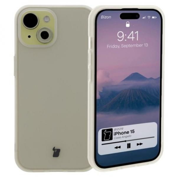 Etui Bizon Case Angelo do iPhone 15, półprzezroczyste