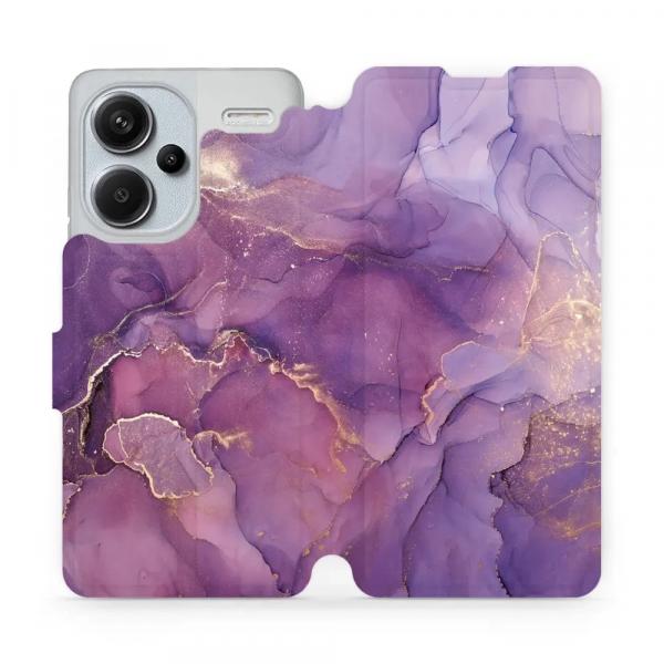 Etui z klapką do Xiaomi Redmi Note 13 Pro Plus 5G, Mobiwear Book, fioletowe