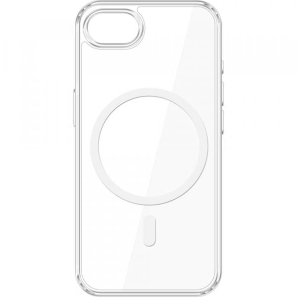 Etui 3mk Clear MagCase do MagSafe, do Apple iPhone 16e, przezroczysto-białe