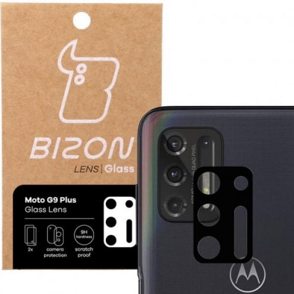 Szkło na aparat Bizon Glass Lens dla Moto G9 Plus, 2 sztuki