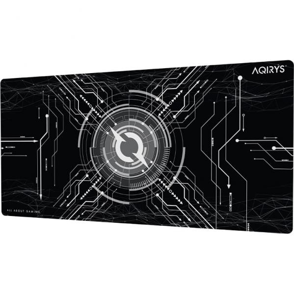 Podkładka gamingowa pod mysz / klawiaturę, AQIRYS GRUIS 3XL 1200x600, czarna