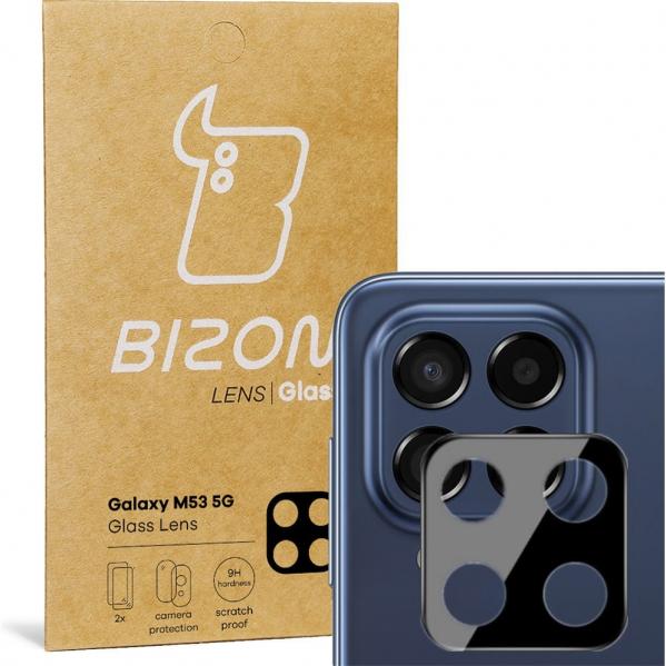 Szkło na aparat Bizon Glass Silk Lens dla Galaxy M53 5G, 2 sztuki