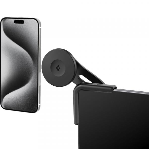 Uchwyt samochodowy Spigen TapLock Car Mount Holder do Tesla Model 3/X/S/Y/Cybertruck do iPhone z MagSafe, czarny