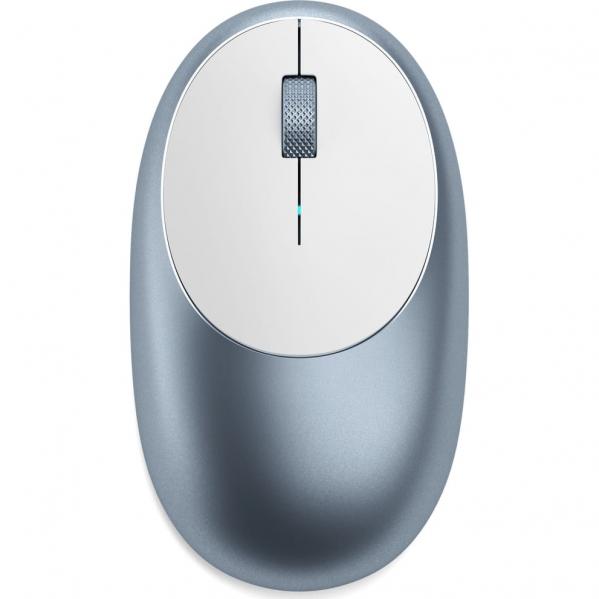 Bezprzewodowa mysz optyczna, Satechi M1 Bluetooth Mouse, USB-C, niebieska