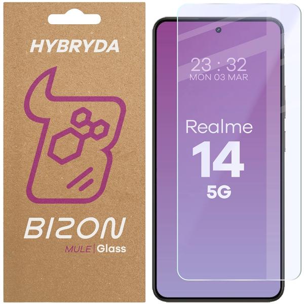 Elastyczne szkło hybrydowe Bizon Glass Mule do Realme 14 5G