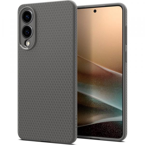 Etui Spigen Liquid Air do Galaxy S25 Edge, szare