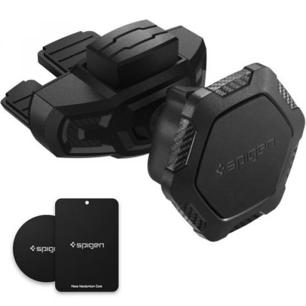 Uchwyt samochodowy Spigen Kuel QS24 magnetyczny do slotu CD, czarny