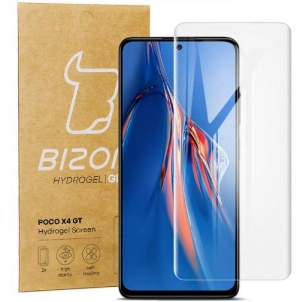 Folia hydrożelowa na ekran Bizon Glass Hydrogel do Xiaomi Poco X4 GT, 2 sztuki