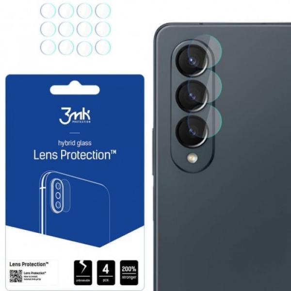 Szkło na aparat 3mk Lens Protection dla Galaxy Z Fold4, 4 zestawy