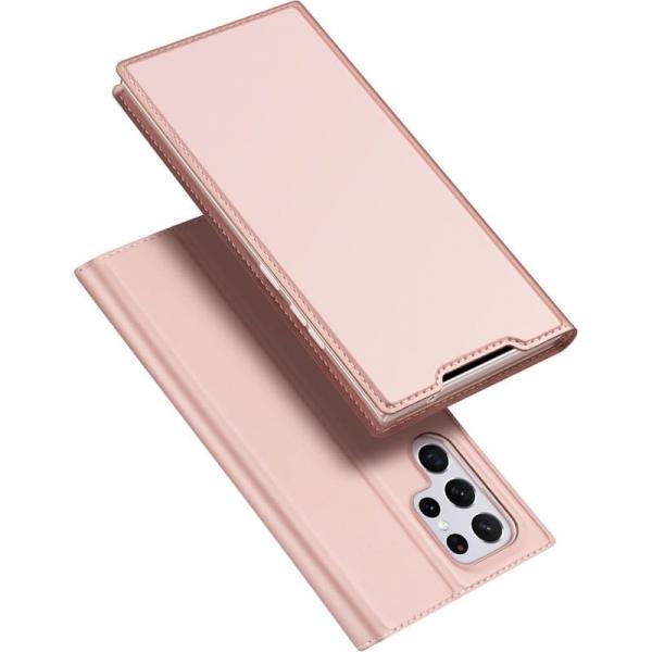 OUTLET: Etui Dux Ducis Skin Pro Galaxy S22 Ultra, różowozłote
