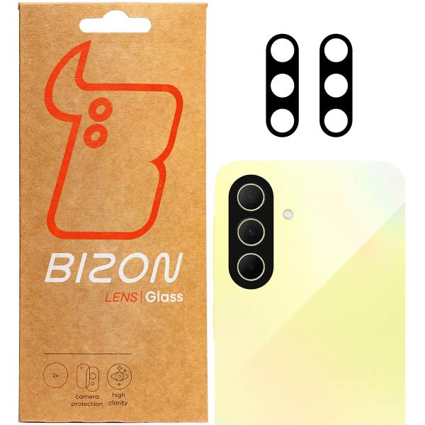 Szkło na aparat Bizon Glass Silk Lens do Galaxy A36 5G, 2 sztuki