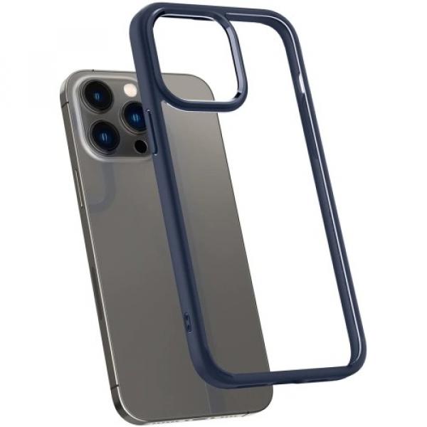 Etui Spigen Ultra Hybrid do iPhone 15 Pro, przezroczysto-granatowe