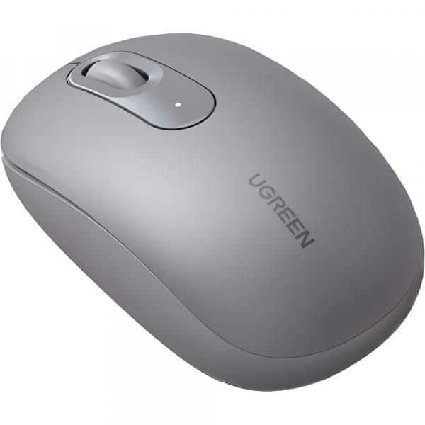 Bezprzewodowa mysz optyczna, Ugreen MU105 Wireless Mouse, USB 2.4GHz, szara