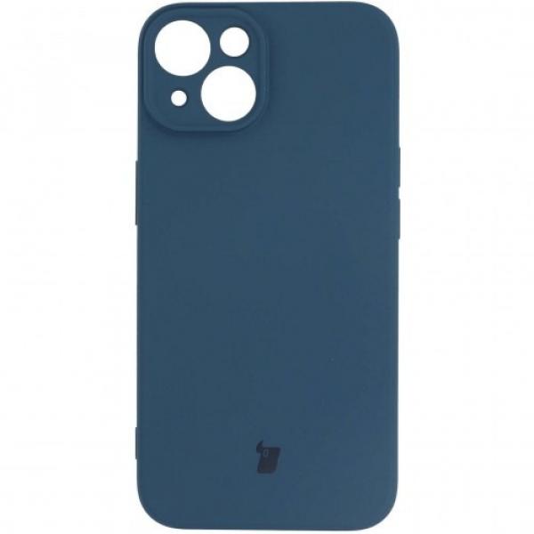 Etui Bizon Case Silicone do iPhone 14, granatowe