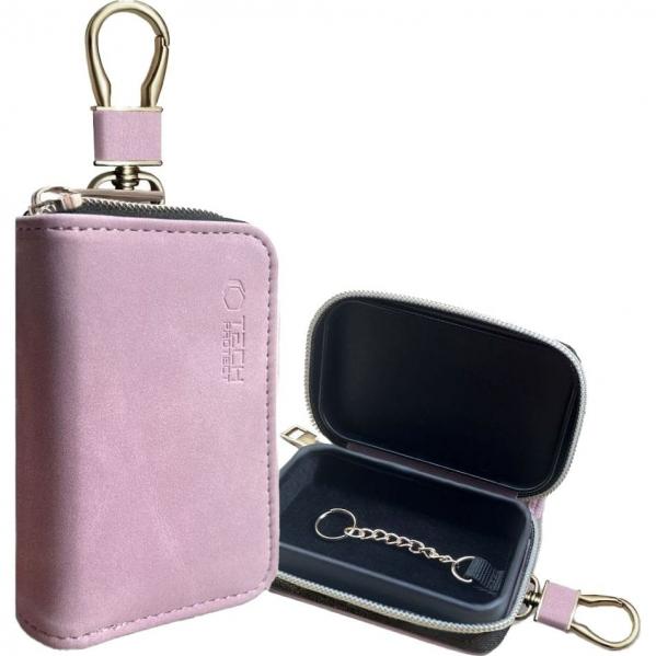 Etui Klatka Faradaya Tech-Protect KLR300 Pouch Keyless RFID Signal Blocker Case, różowe