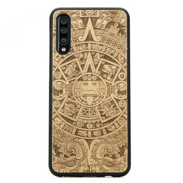 Drewniane etui do Galaxy A70, Bewood Kalendarz Aztecki Aniegre