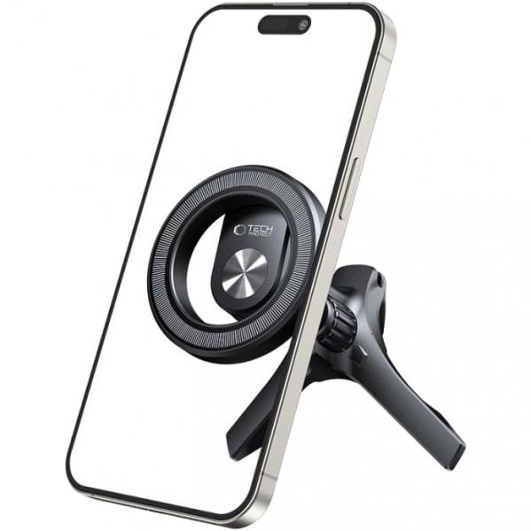 Uchwyt samochodowy, magnetyczny do kratki nawiewu do MagSafe Tech-Protect N53 Magnetic Stable Vent Car Mount, czarne