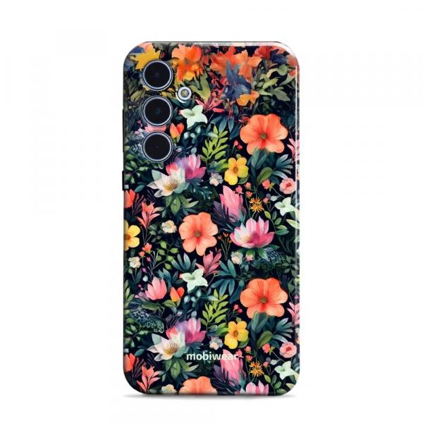 Etui ochronne do Galaxy A35 5G, Mobiwear Elite Pro, kolorowo-kwieciste
