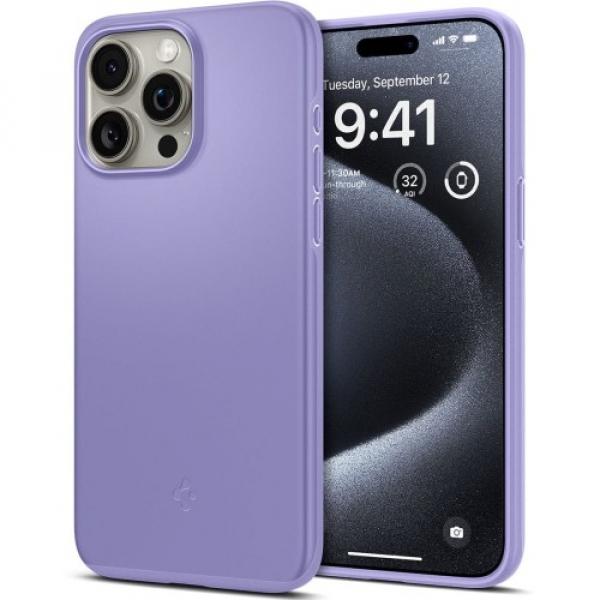 Etui Spigen Thin Fit do iPhone 15 Pro, fioletowe