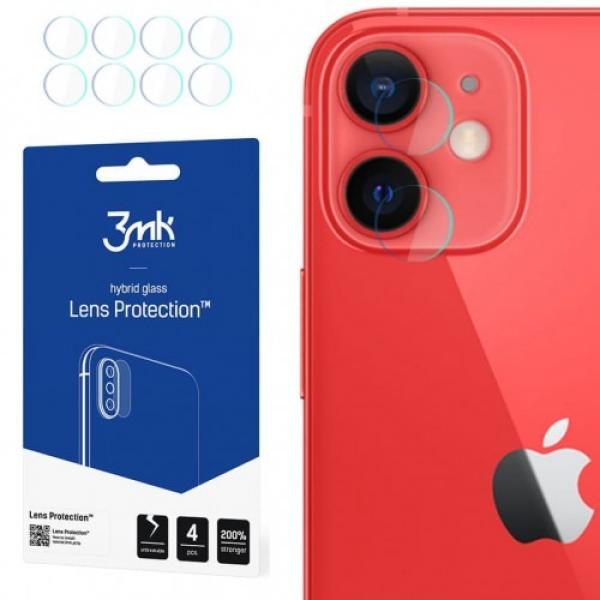 Szkło na aparat 3mk Lens Protection dla iPhone 13 Mini, 4 zestawy