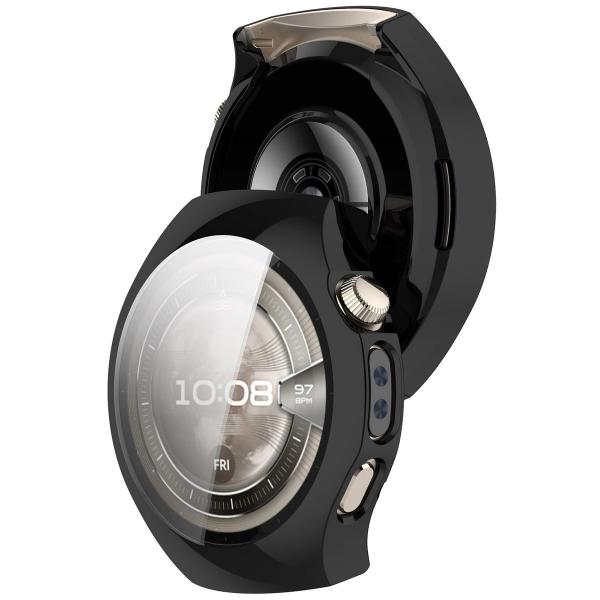 Etui z osłoną ekranu Bizon Case Watch Felipe do Huawei Watch 5 42mm, czarne