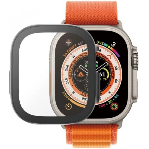 OUTLET: Etui z wbudowanym szkłem hartowanym PanzerGlass Full Body Protection do Apple Watch Ultra 2 / Ultra 49 mm, czarne