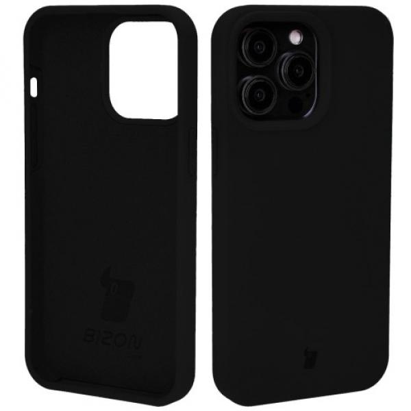 Silikonowe etui Bizon Soft Case do iPhone 14 Pro Max, czarne