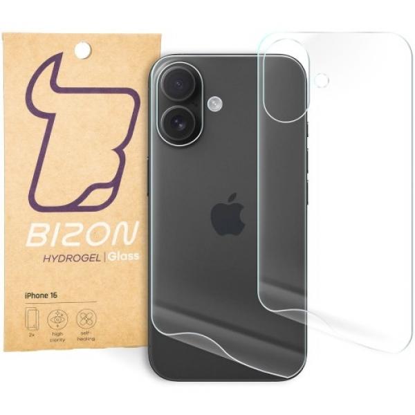 Folia hydrożelowa na tył Bizon Glass Hydrogel do iPhone 16, 2 sztuki