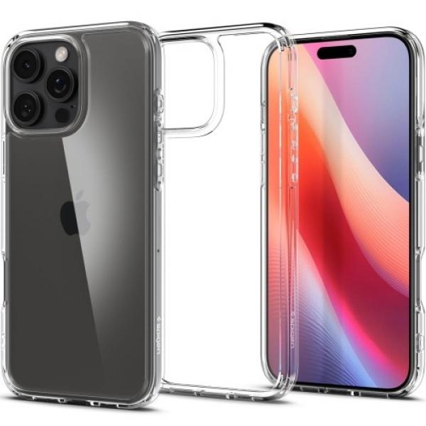 Etui Spigen Ultra Hybrid do iPhone 16 Pro, przezroczyste