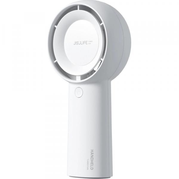 Wiatrak podręczny, biurkowy wentylator, wiatraczek JisuLife Handheld Fan Life5 Plus 4000mAh, biały