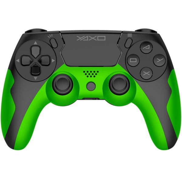 OUTLET: Kontroler bezprzewodowy YAXO Hornet Fury do PS4 PS3, PC, Bluetooth, zielony