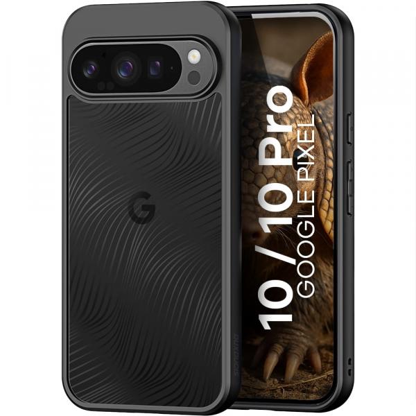 Etui Dux Ducis AIMO do Google Pixel 10 / 10 Pro, czarno-przezroczyste