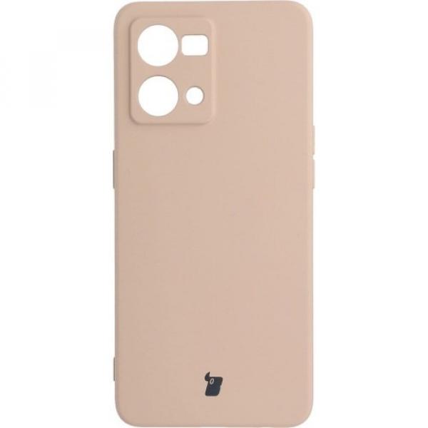 Etui Bizon Case Silicone do OPPO Reno 7 4G, jasnoróżowe