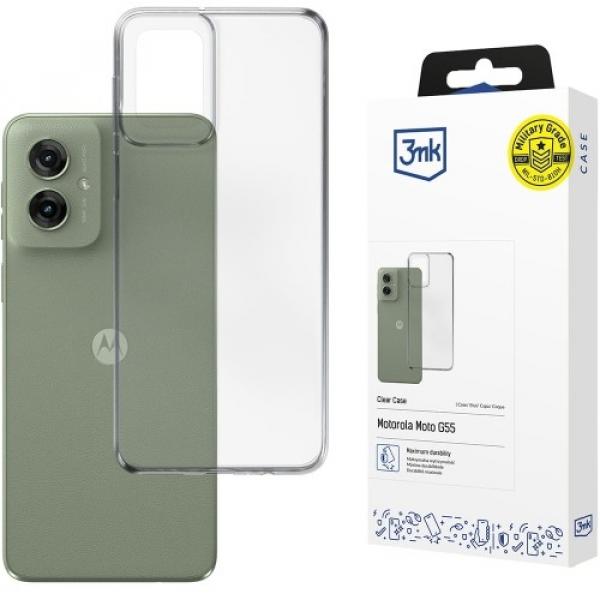 Etui 3mk Clear Case do Motorola Moto G55 5G, przezroczyste