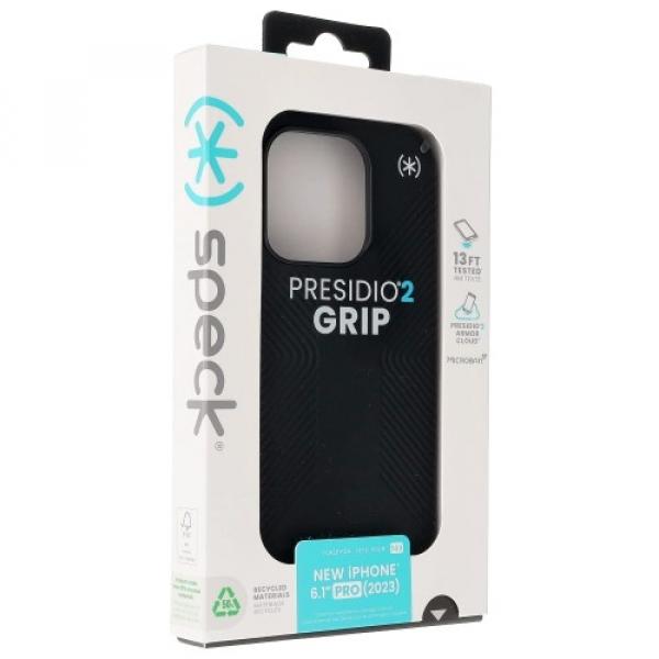 Etui Speck Presidio2 Grip do iPhone 15 Pro, czarne