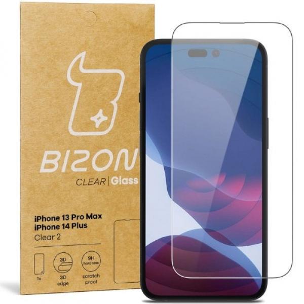 Szkło hartowane Bizon Glass Clear 2 do iPhone 14 Plus / iPhone 13 Pro Max