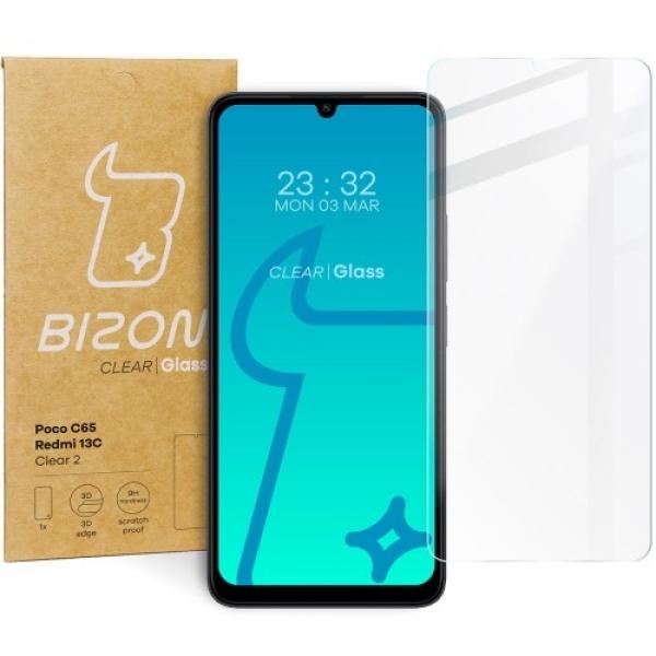 Szkło hartowane Bizon Glass Clear 2 do Redmi 13C/13C 5G/Poco C65