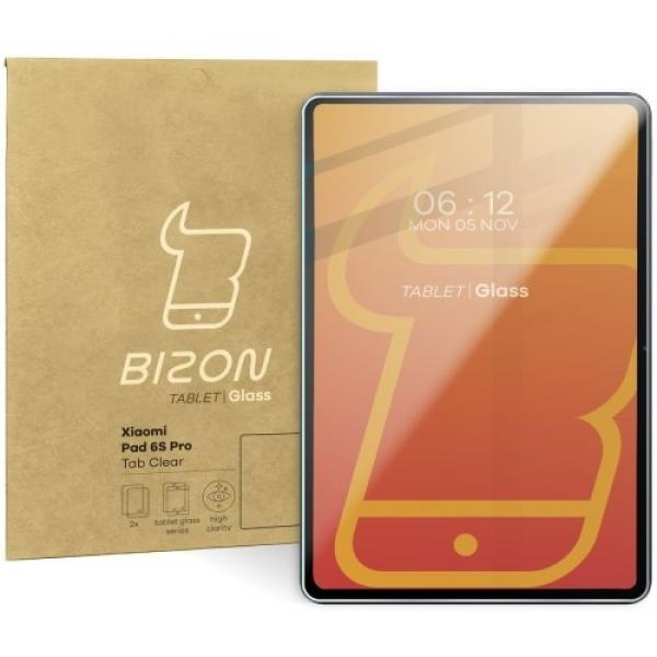 Szkło hartowane Bizon Glass Tab Clear do Xiaomi Pad 6S Pro, 2 sztuki