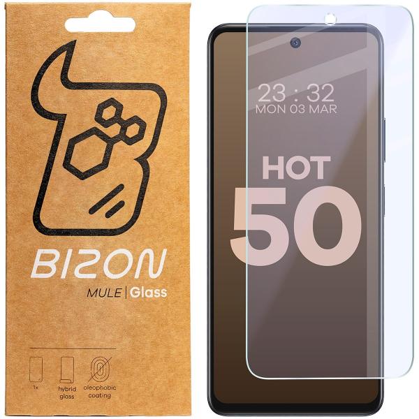 Elastyczne szkło hybrydowe Bizon Glass Mule do Infinix Hot 50 4G