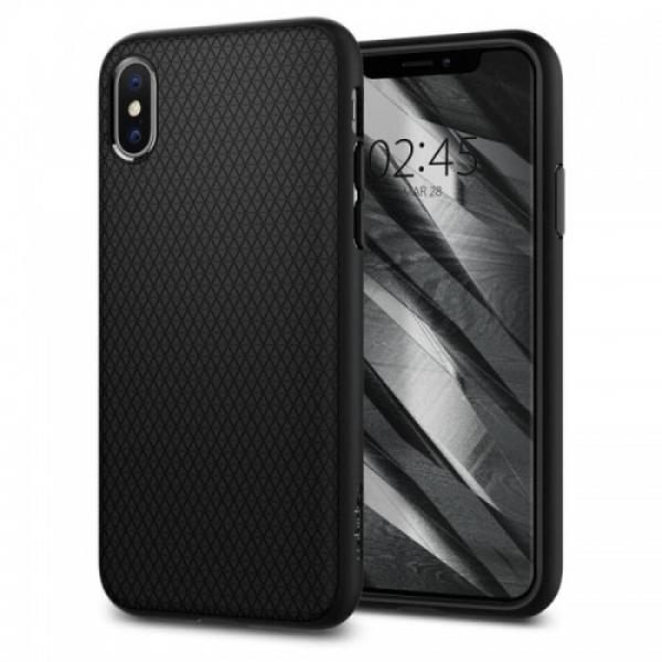 Etui Spigen Liquid Air iPhone X/Xs, matowe czarne