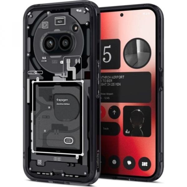 Etui Spigen Ultra Hybrid do Nothing Phone 2a / 2a Plus, przydymione-szare (Zero One)