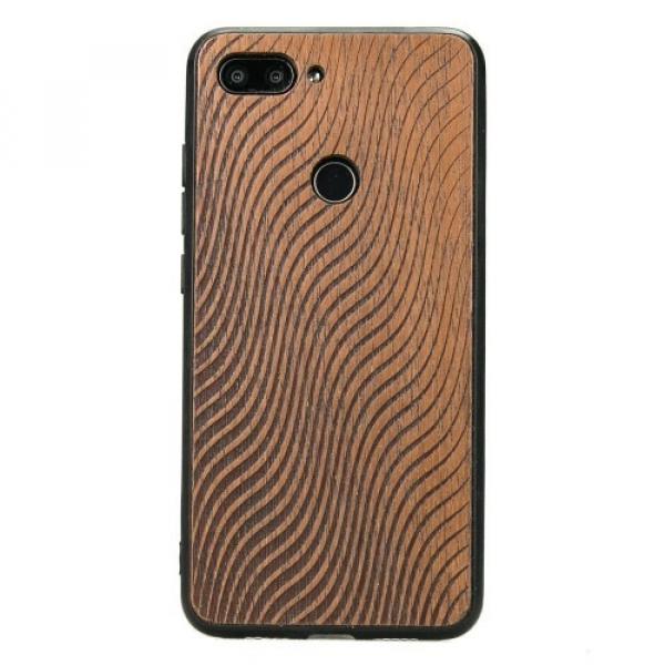 Drewniane etui do Xiaomi Mi 8 Lite, Bewood Fale Merbau