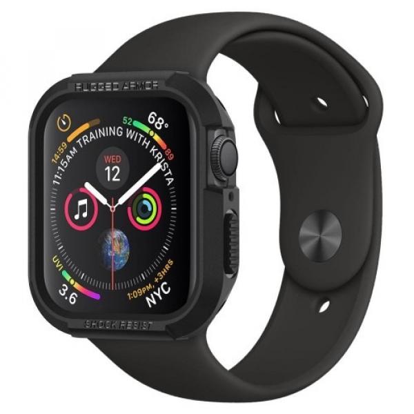 Etui Spigen Rugged Armor Apple Watch 41/40 mm, czarne