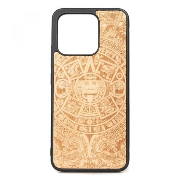 Drewniane etui do Xiaomi 13, Bewood Kalendarz Aztecki Aniegre